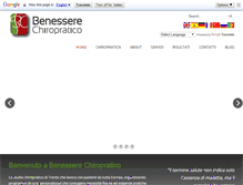 Tablet Screenshot of benesserechiropratico.com